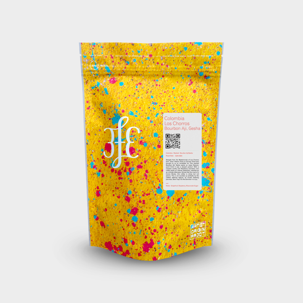 Colombia - Los Chorros: Washed, Bourbon Aji & Gesha. Colombia - Los Chorros: Washed, Bourbon Aji & Gesha.