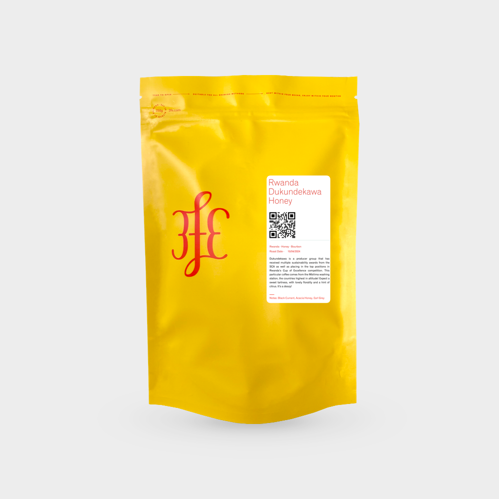 Rwanda - Dukundekawa Mbilima: Honey, Bourbon - Yellow 250g Bag